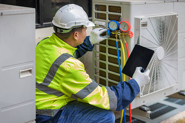 Professional Ductwork Repair technician working in Auburn, NH